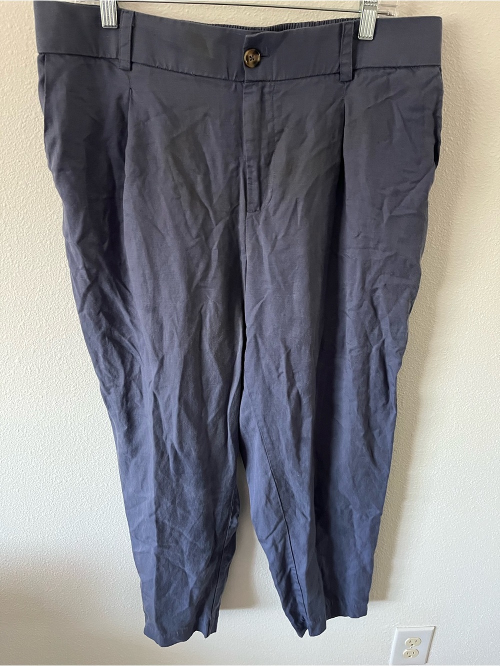 torrid Navy Cropped Ankle Pants